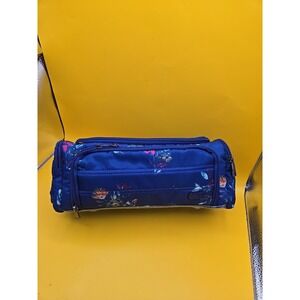 Lug Trolley Cosmetic Bag Blue Floral Print New without tags